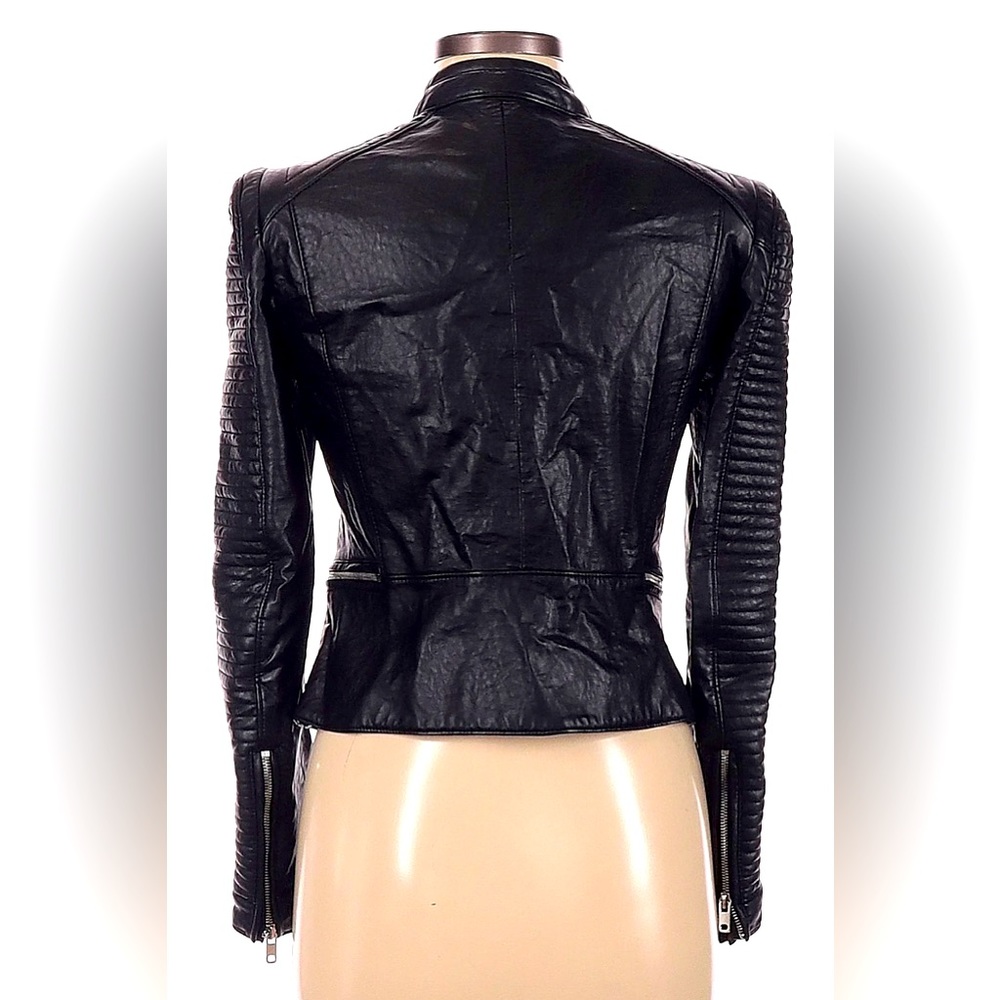 Zara faux leather jacket